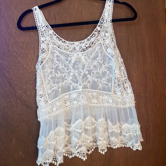 Express lace tank top! - Picture 2 of 5